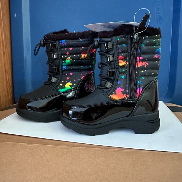 TOTES REENA TODDLER GIRLS WATERPROOF SNOW BOOT SIZE 5T - Picture 5 of 5